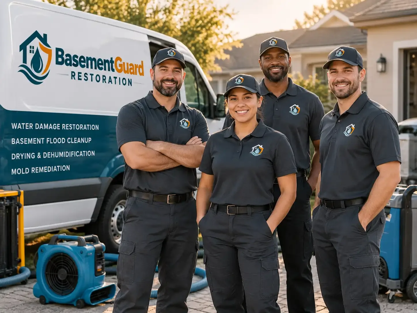 Basement Water Damage Restoration company in Larwill, IN